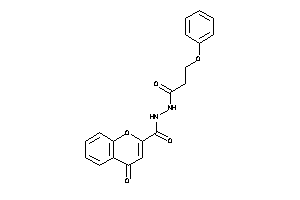 4-keto-N'-(3-phenoxypropanoyl)chromene-2-carbohydrazide