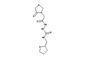 Image of 1-[[2-(4-ketothiazolidin-3-yl)acetyl]amino]-3-(tetrahydrofurfuryl)thiourea