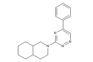 2-(5-phenyl-1,2,4-triazin-3-yl)-3,4,4a,5,6,7,8,8a-octahydro-1H-isoquinoline