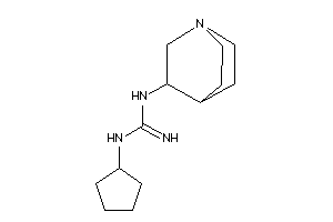 1-cyclopentyl-3-quinuclidin-3-yl-guanidine