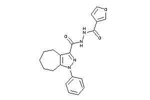 N'-(3-furoyl)-1-phenyl-5,6,7,8-tetrahydro-4H-cyclohepta[c]pyrazole-3-carbohydrazide