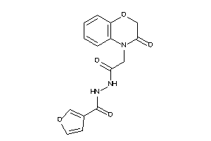 N'-[2-(3-keto-1,4-benzoxazin-4-yl)acetyl]-3-furohydrazide