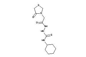1-cyclohexyl-3-[[2-(4-ketothiazolidin-3-yl)acetyl]amino]thiourea