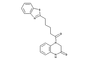 4-[5-(1,3-benzothiazol-2-yl)pentanoyl]-1,3-dihydroquinoxalin-2-one