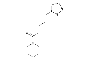 5-(dithiolan-3-yl)-1-piperidino-pentan-1-one