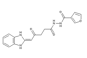 N'-[5-(1,3-dihydrobenzimidazol-2-ylidene)-4-keto-pentanoyl]-3-furohydrazide