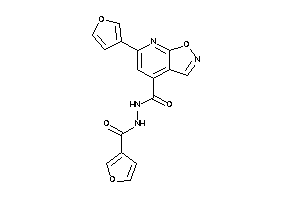 N'-(3-furoyl)-6-(3-furyl)isoxazolo[5,4-b]pyridine-4-carbohydrazide