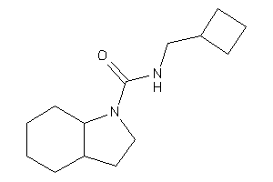 N-(cyclobutylmethyl)-2,3,3a,4,5,6,7,7a-octahydroindole-1-carboxamide