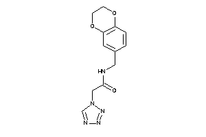 N-(2,3-dihydro-1,4-benzodioxin-6-ylmethyl)-2-(tetrazol-1-yl)acetamide