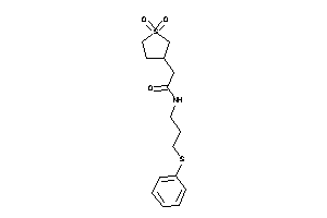 2-(1,1-diketothiolan-3-yl)-N-[3-(phenylthio)propyl]acetamide