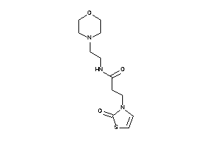 3-(2-keto-4-thiazolin-3-yl)-N-(2-morpholinoethyl)propionamide