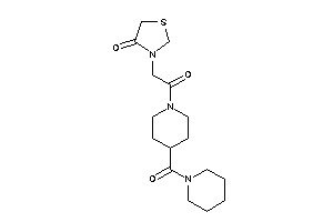 3-[2-keto-2-[4-(piperidine-1-carbonyl)piperidino]ethyl]thiazolidin-4-one