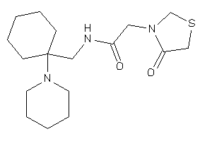 2-(4-ketothiazolidin-3-yl)-N-[(1-piperidinocyclohexyl)methyl]acetamide