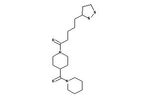 5-(dithiolan-3-yl)-1-[4-(piperidine-1-carbonyl)piperidino]pentan-1-one