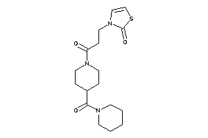 3-[3-keto-3-[4-(piperidine-1-carbonyl)piperidino]propyl]-4-thiazolin-2-one