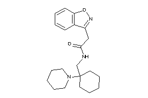 2-indoxazen-3-yl-N-[(1-piperidinocyclohexyl)methyl]acetamide