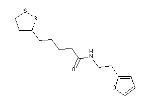 5-(dithiolan-3-yl)-N-[2-(2-furyl)ethyl]valeramide