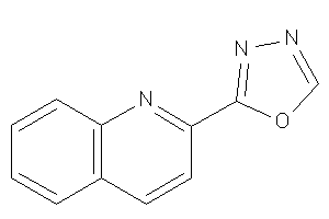 Image of 2-(2-quinolyl)-1,3,4-oxadiazole