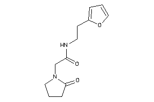 N-[2-(2-furyl)ethyl]-2-(2-ketopyrrolidino)acetamide