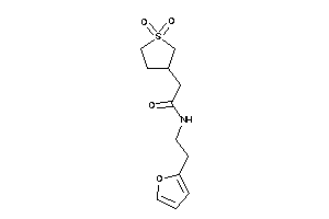 2-(1,1-diketothiolan-3-yl)-N-[2-(2-furyl)ethyl]acetamide