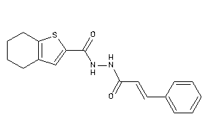 N'-cinnamoyl-4,5,6,7-tetrahydrobenzothiophene-2-carbohydrazide