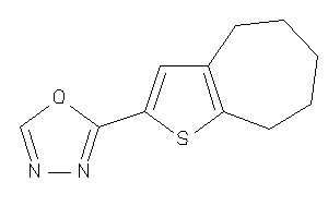 2-(5,6,7,8-tetrahydro-4H-cyclohepta[b]thiophen-2-yl)-1,3,4-oxadiazole