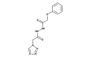 2-phenoxy-N'-[2-(tetrazol-1-yl)acetyl]acetohydrazide