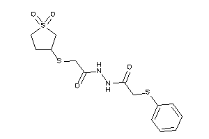 2-[(1,1-diketothiolan-3-yl)thio]-N'-[2-(phenylthio)acetyl]acetohydrazide