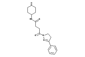 4-keto-4-(3-phenyl-2-pyrazolin-1-yl)-N-(4-piperidyl)butyramide