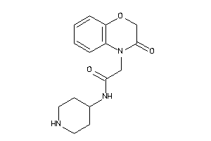 2-(3-keto-1,4-benzoxazin-4-yl)-N-(4-piperidyl)acetamide