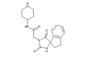 2-(2,5-diketospiro[imidazolidine-4,1'-indane]-1-yl)-N-(4-piperidyl)acetamide
