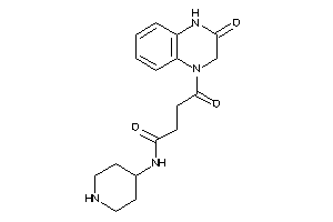 4-keto-4-(3-keto-2,4-dihydroquinoxalin-1-yl)-N-(4-piperidyl)butyramide