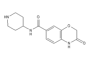 3-keto-N-(4-piperidyl)-4H-1,4-benzoxazine-7-carboxamide