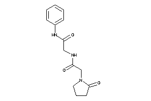 2-[[2-(2-ketopyrrolidino)acetyl]amino]-N-phenyl-acetamide