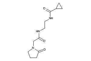 N-[2-[[2-(2-ketopyrrolidino)acetyl]amino]ethyl]cyclopropanecarboxamide