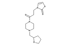 3-[3-keto-3-[4-(tetrahydrofurfuryl)piperazino]propyl]-4-thiazolin-2-one