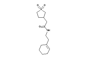 N-(2-cyclohexen-1-ylethyl)-2-(1,1-diketothiolan-3-yl)acetamide