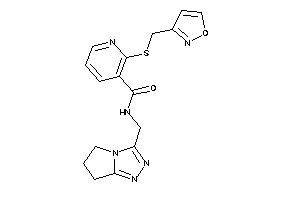 N-(6,7-dihydro-5H-pyrrolo[2,1-c][1,2,4]triazol-3-ylmethyl)-2-(isoxazol-3-ylmethylthio)nicotinamide