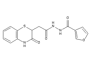 N'-[2-(3-keto-4H-1,4-benzothiazin-2-yl)acetyl]-3-furohydrazide