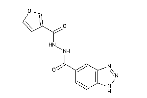 N'-(3-furoyl)-1H-benzotriazole-5-carbohydrazide