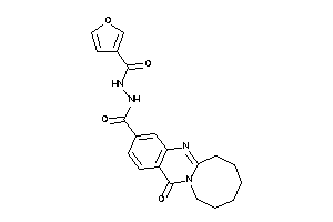 Image of N'-(3-furoyl)-13-keto-6,7,8,9,10,11-hexahydroazocino[2,1-b]quinazoline-3-carbohydrazide