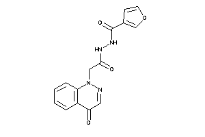 Image of N'-[2-(4-ketocinnolin-1-yl)acetyl]-3-furohydrazide