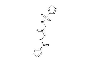 Image of N-[2-[N'-(3-furoyl)hydrazino]-2-keto-ethyl]isoxazole-4-sulfonamide