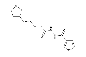 N'-[5-(dithiolan-3-yl)pentanoyl]-3-furohydrazide