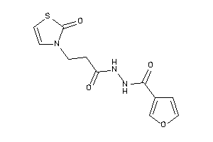 N'-[3-(2-keto-4-thiazolin-3-yl)propanoyl]-3-furohydrazide