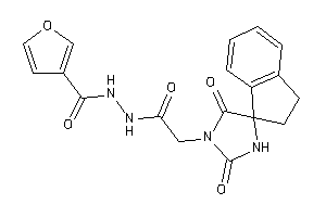 N'-[2-(2,5-diketospiro[imidazolidine-4,1'-indane]-1-yl)acetyl]-3-furohydrazide