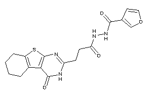 N'-[3-(4-keto-5,6,7,8-tetrahydro-3H-benzothiopheno[2,3-d]pyrimidin-2-yl)propanoyl]-3-furohydrazide