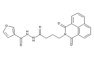N'-[4-(diketoBLAHyl)butanoyl]-3-furohydrazide