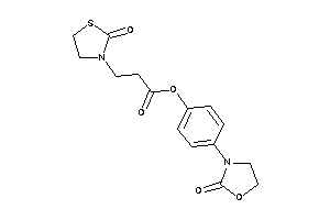 3-(2-ketothiazolidin-3-yl)propionic Acid [4-(2-ketooxazolidin-3-yl)phenyl] Ester