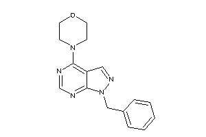 4-(1-benzylpyrazolo[3,4-d]pyrimidin-4-yl)morpholine